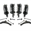 12pc Kt Control Arms Complete Coil Spring Struts for Toyota Camry SE 3.5 07-11