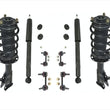 Front Complete Struts Rear Shocks & Links For 06-11 Civic Coupe 8Pcs