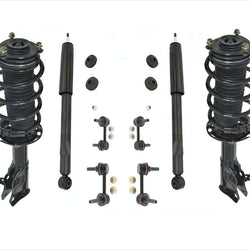 Front Complete Struts Rear Shocks & Links For 06-11 Civic Coupe 8Pcs