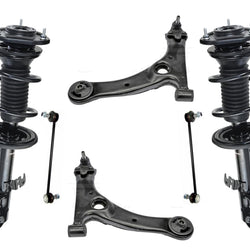 Enlaces completos delanteros de las rótulas de los brazos de control de los puntales para Toyota Prius 2004-2009