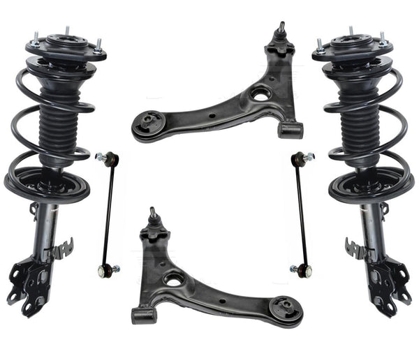 Enlaces completos delanteros de las rótulas de los brazos de control de los puntales para Toyota Prius 2004-2009