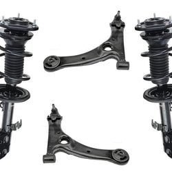 Front Complete Struts & Lower Control Arms & Ball Joints For Toyota Prius 04-09