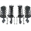 Front & Rear Complete Struts & F+R Links for Toyota Camry 3.5L SE Models 07-11