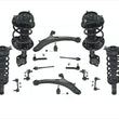 Brazos de control de puntales delanteros y traseros, rótulas, 14 piezas, aptos para Subaru Legacy 05-09
