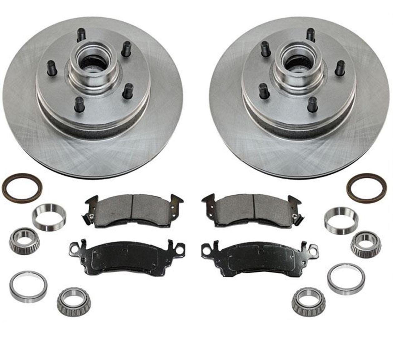Rodamientos de pastillas de rotor de freno delantero para Chevrolet Astro Van 85-89 tracción trasera