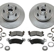Front Brake Rotor Pads Bearings for Chevrolet Astro Van 85-89 Rear Wheel Drive