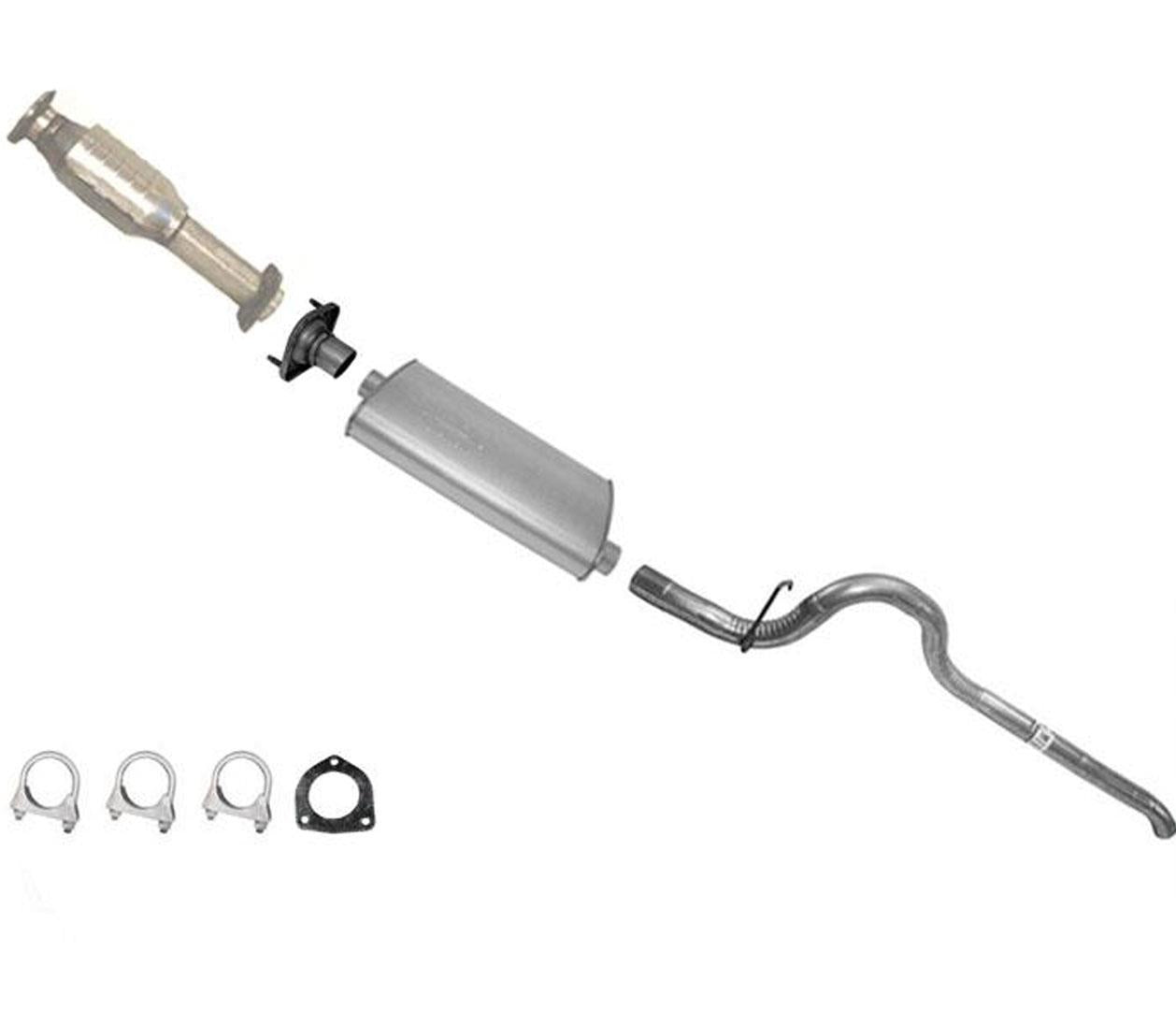 Para 2001 Jeep Cherokee 4.0L Sistema de escape silenciador convertidor inferior debajo de SUV