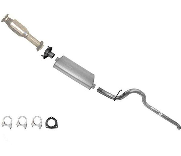 For 2001 Jeep Cherokee 4.0L Lower Under SUV Converter Muffler Exhaust System