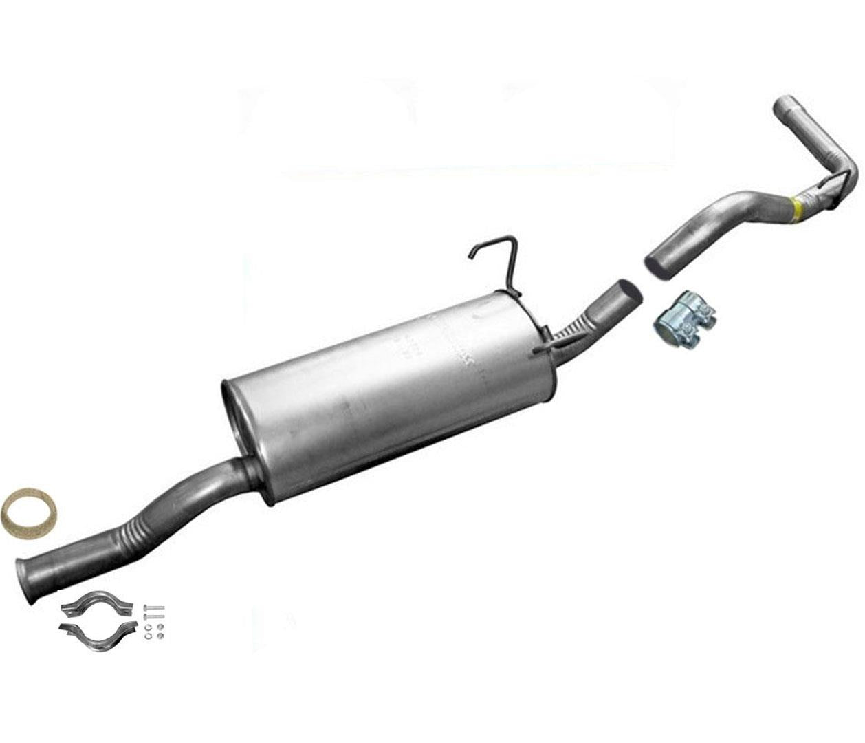 Tubo de escape del silenciador trasero para Toyota Tundra 2003-2006 4.7L Fed &amp; Cal Emissions