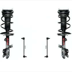 Front Complete Springs Strut Assembly & Front Sway Bar Links Fits PRIUS 04-09
