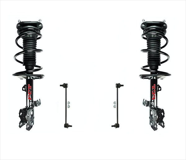 Front Complete Springs Strut Assembly & Front Sway Bar Links Fits PRIUS 04-09