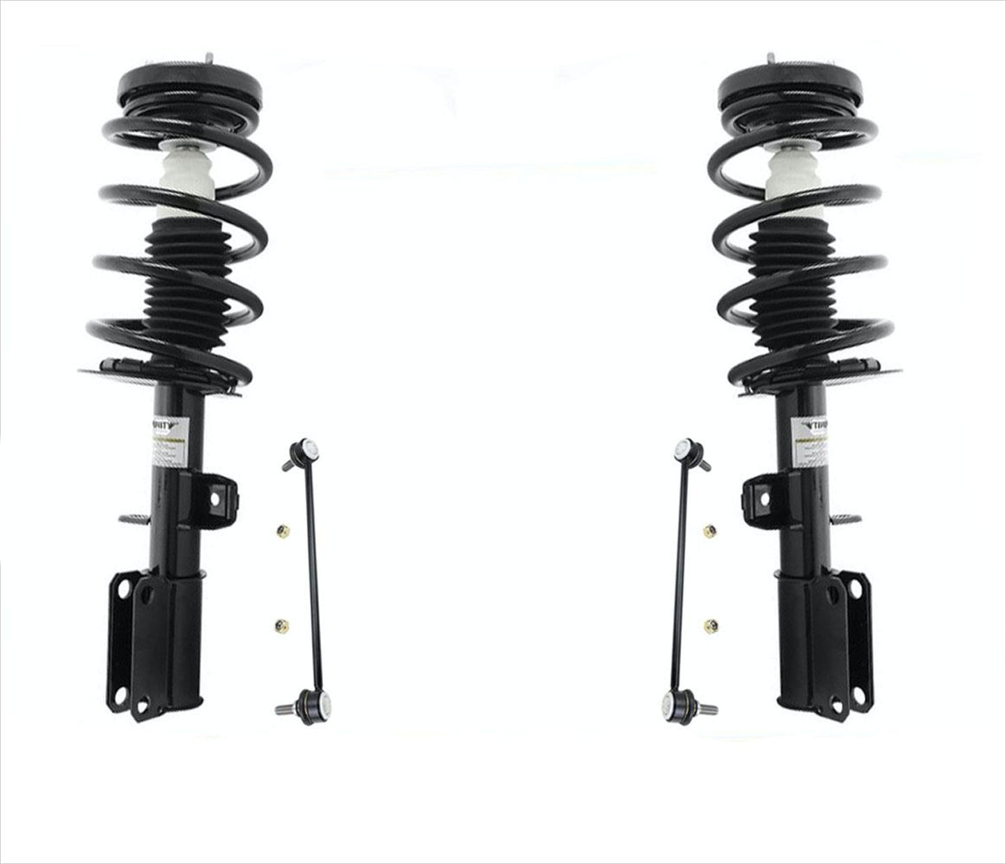 Front Complete Struts Assembly & Front Sway Bar Links Fits 2000-2006 BMW X5