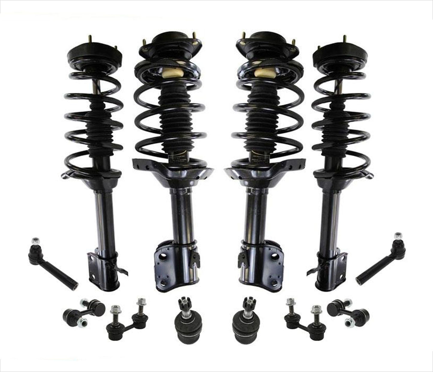 Coil Spring Struts Front + Rear Subaru Forester Without Self Leveling 06-08