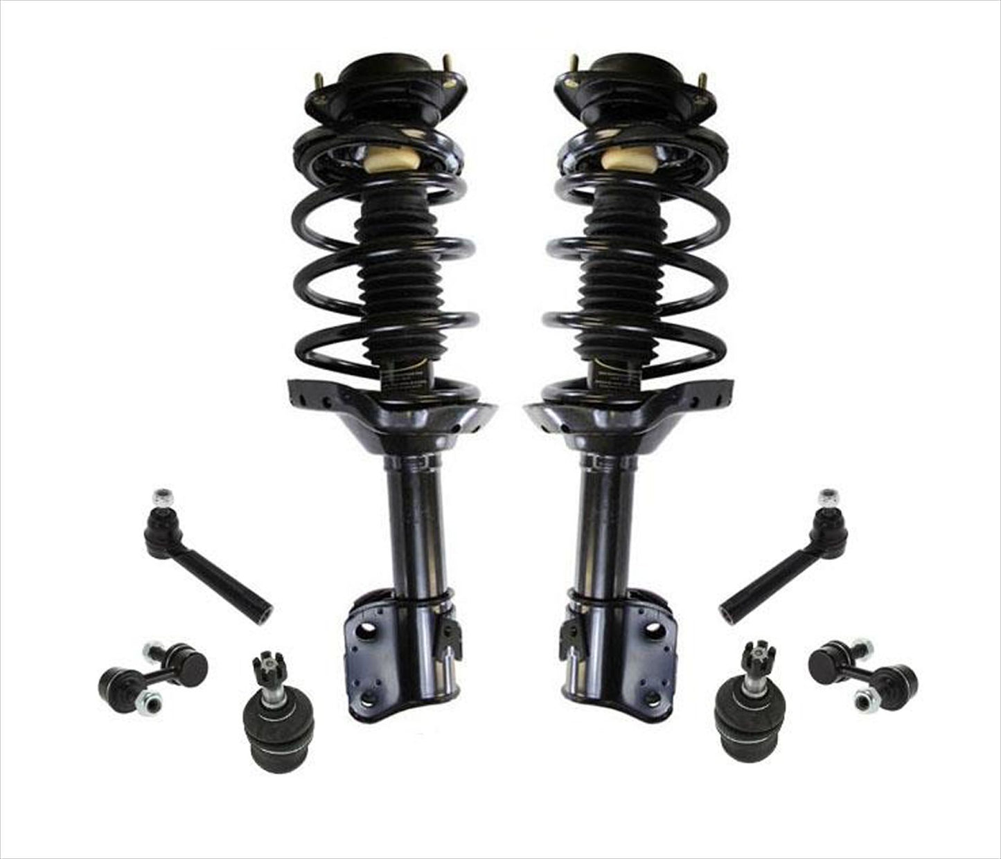 Kit de suspensión y chasis de 8 piezas para Subaru Forester sin autonivelación 06-08
