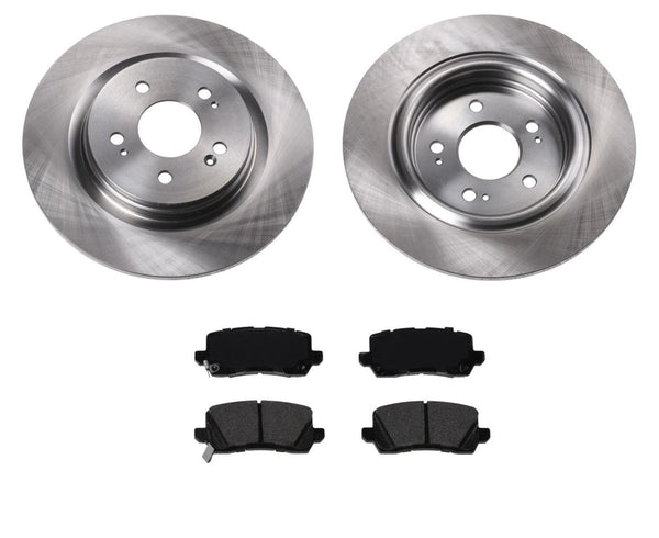 Rear Brake Rotors Brake Pads Fits for 18-2020 Honda Odyssey Van 3pc Kit