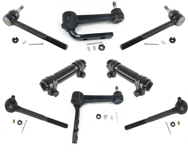 Para 1985-2005 tracción trasera GMC Astro Van extremos de barra de acoplamiento brazos tensores 8 piezas