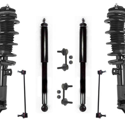 Front Coil Spring Struts & Rr Shocks For 2012 Honda Civic 1.8L 4 Door Sedan