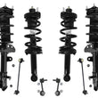 Front & Rear Complete Struts & Links For 2012-2014 Honda CRV Front Wheel Drive