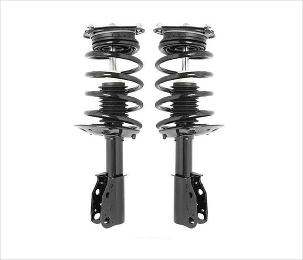 (2) 100% New FRONT Complete Coil Spring Struts For Non Electronic 98-04 Seville