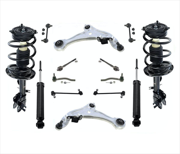 Front Struts Shocks Control Arms 14Pcs fits for 09-14 Murano Front Wheel Drive