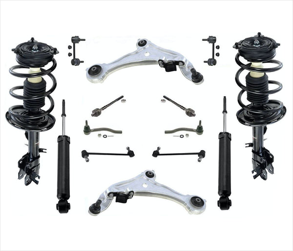 Front Struts Shocks Control Arms 14Pcs Kit fits for 09-14 Murano All Wheel Drive