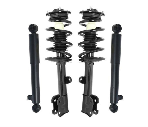 100% New FRONT Complete Coil Spring Struts + Shocks for Hyundai Santa Fe 10-12