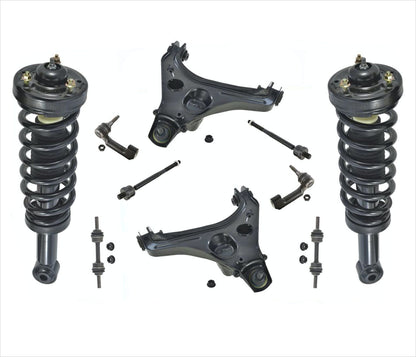 Puntales delanteros brazos inferiores tirantes y enlaces para Ford F150 09-13 tracción trasera