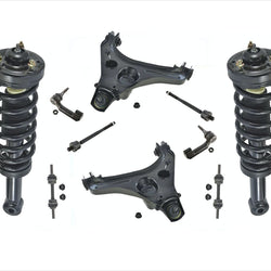 Front Struts Lower Arms Tie Rods and Links For Ford F150 09-13 Rear Wheel Drive