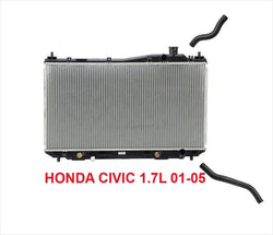 New Radiator Upp Low Hoses for Honda Civic 1.7 Automatic Trans 01-05 19010PLC901