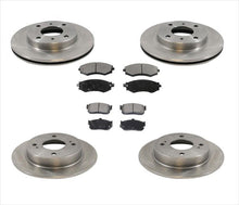 Nuevos rotores delanteros y traseros y almohadillas de cerámica para Infiniti G20 1991-1996, kit de 6 piezas