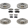 New Front & Rear Rotors & Ceramic Pads for Infiniti G20 1991-1996 6pc Kit
