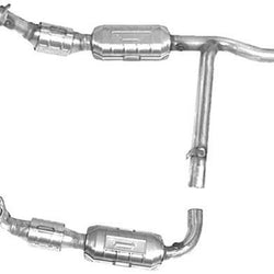 Se adapta al convertidor catalítico de motor Y tubería de tracción trasera 01-02 F150 5.4L