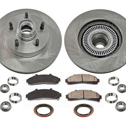 for 98-02 Ranger Rear Wheel Drive With 4 Wheel ABS Brakes Frt Brake Rotors Pads