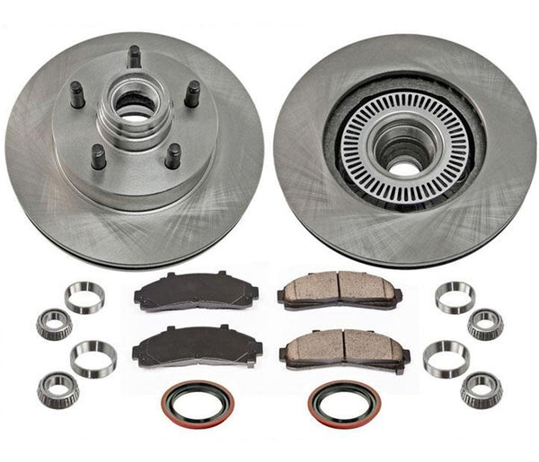 for 98-02 Ranger Rear Wheel Drive With 4 Wheel ABS Brakes Frt Brake Rotors Pads