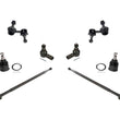 Fits For 03-11 Element Inner & Outer Tie Rods Ball Joints Sway Bar 8Pc Kit