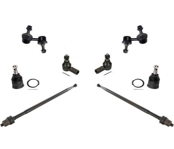 Fits For 03-11 Element Inner & Outer Tie Rods Ball Joints Sway Bar 8Pc Kit