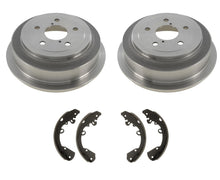 (2) Rear Brake Drums and Shoes for 2007-2011 Dakota Raider