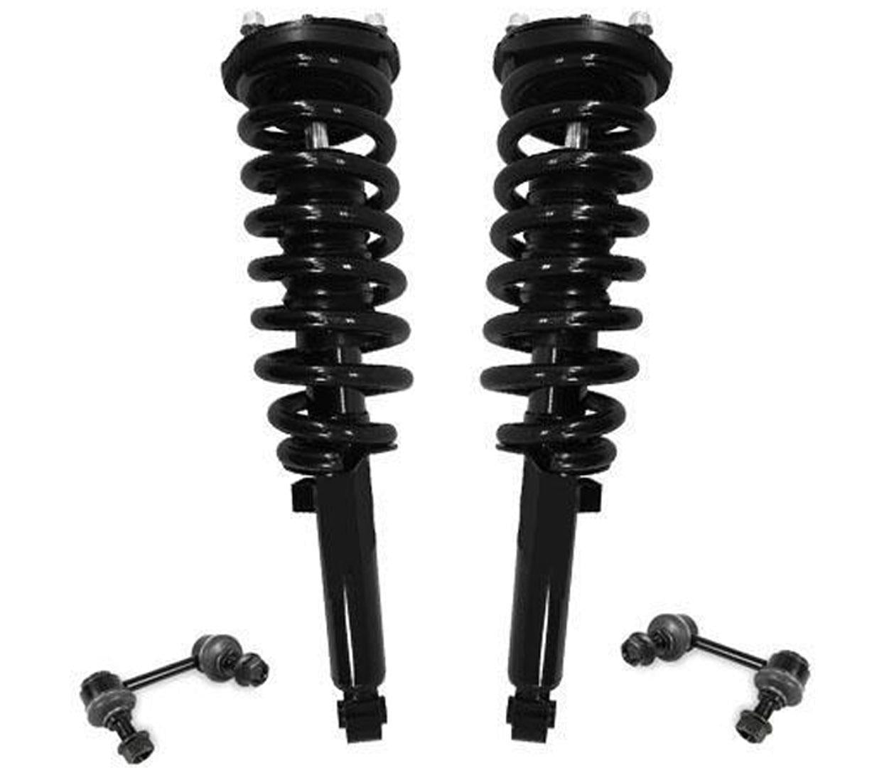 For 07-09 Sorento Rear Wheel Drive Complete Units Coil Spring Strut Assembly 4pc