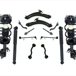 Complete Frt Coil Springs Struts Mounts Rr Shocks For 08-12 Rouge Chassis 14Pcs