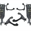Front Complete Struts Lower & Upper Control Arms For 05-09 Dakota 4 Wheel Drive