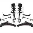 Suspension & Chassis 8pc Kit Front Wheel Drive for Toyota Highlander 2.7L 09-10