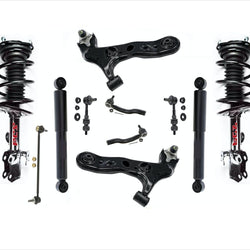 Front Struts Shocks Control Arms Tie Rods & Links For 06-12 Toyota Rav4 06-12 V6
