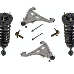 Front Struts Lower Control Arms W/ BJ & Tie Rods For F150 04-08 4 Wheel Drive