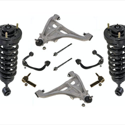 Front Struts Lower & Upper Control Arms Tie Rods For F150 04-08 4 Wheel Drive