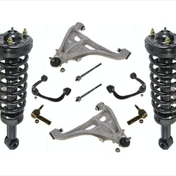 Front Struts Lower & Upper Control Arms Tie Rods For F150 04-08 Rear Wheel Drive