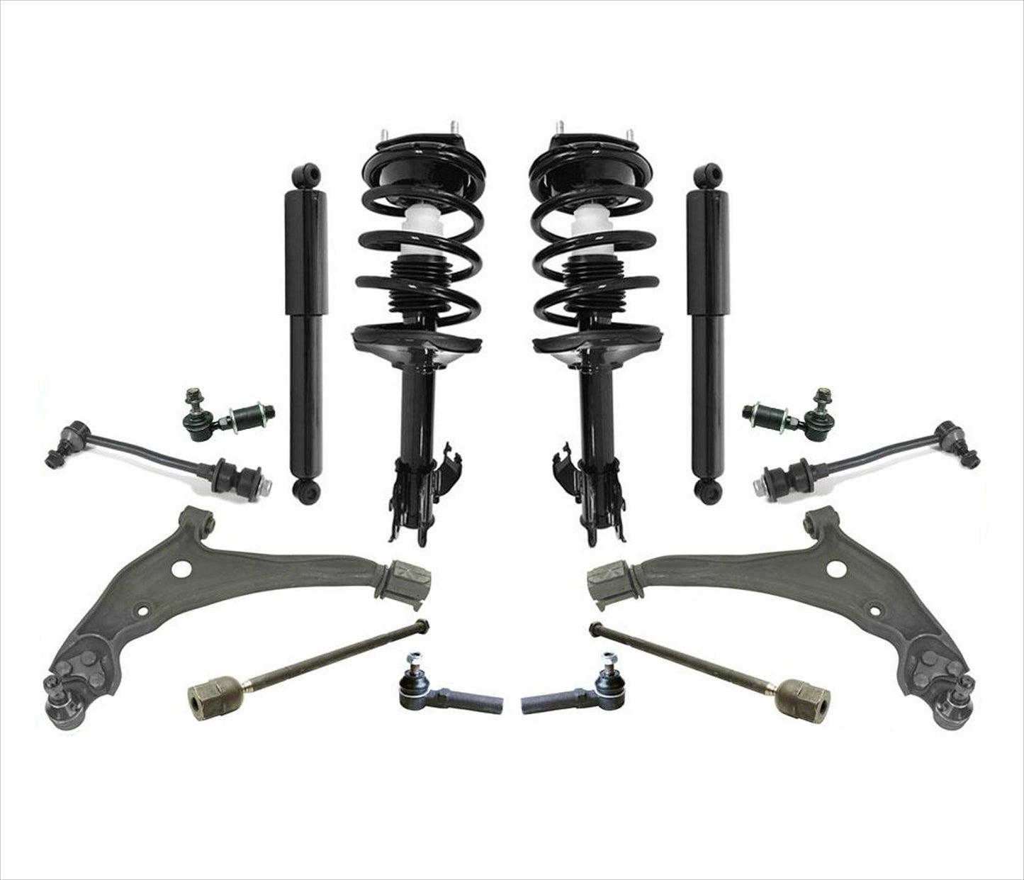 Puntales delanteros, amortiguadores traseros, brazos de Control, varillas de amarre, enlaces para Nissan Quest 1999-2002