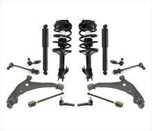 Front Struts Rear Shocks Control Arms Tie Rods Links For Nissan Quest 1999-2002