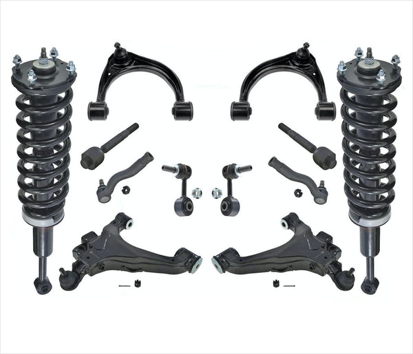 Front Complete Struts Upper & Lower Control Arms + 6 Pcs Kit For Tundra 07-13