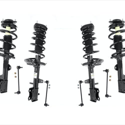 Front & Rear Struts & Links For 08-13 All Wheel Drive Highlander W/O 3RD Row