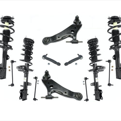 Front & Rear Sturts + 12 Pcs Chassis Kit For 08-13 All Wheel Drive Highlander